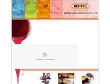 Tablet Screenshot of bentecorganoclays.com